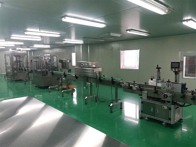 自動化液體膏體灌裝機生產(chǎn)線案例實拍