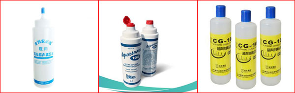 醫(yī)用超聲耦合劑膏體灌裝生產(chǎn)線灌裝樣品